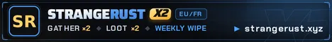 StrangeRust X2 | FR/EU x2 Weekly NoLimit | strangerust.xyz